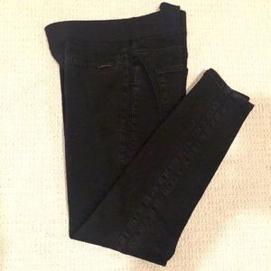 Free People Blk Pull on Ankle Skinny Jegging Sz 29